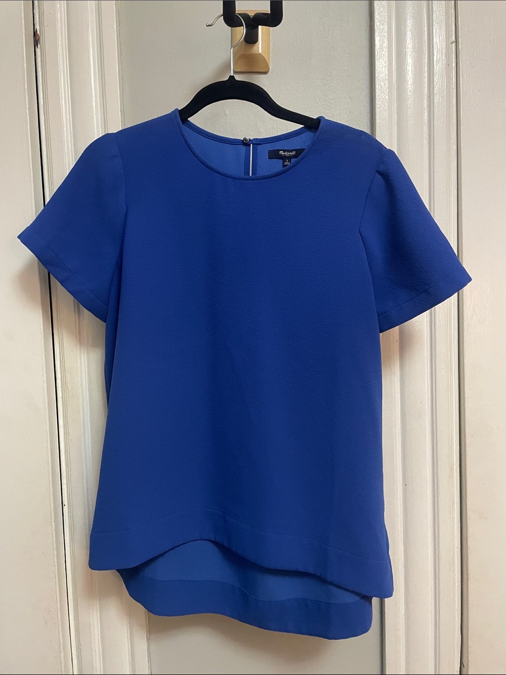 Madewell Cobalt Blue Short Sleeve Top